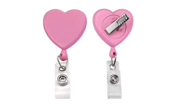Yoyos portatarjetas forma corazon