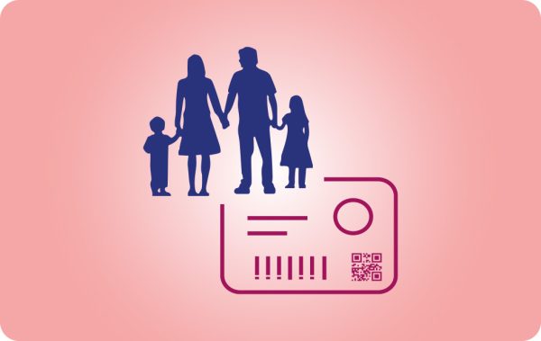 tarjetas pvc familiar