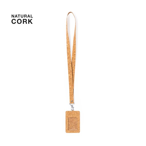 Lanyard con identificador corcho