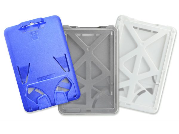 Porta-tarjeta-rígido-bicolor-hasta-3-tarjetas-vertical