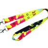 lanyards personalizado con 2 mosquetones
