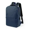 Mochila de negocios RPET 600D con USB y compartimento portátil 15” azul