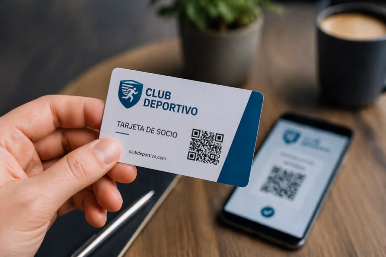 Tarjetas PVC con código QR